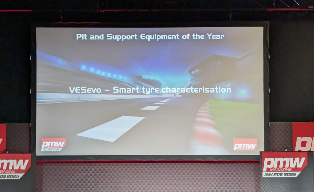 VESevo wins "pit and support equipment of the year" at pmw awards 2025